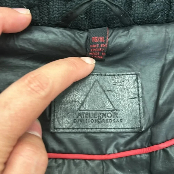 Atelier noir by rudsak down long coat - Picture 6 of 12